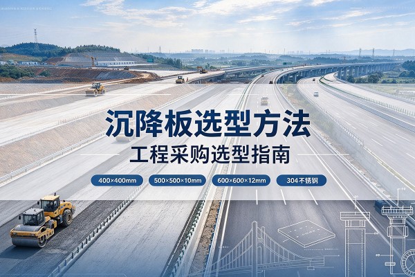 伊州沉降板选择方法