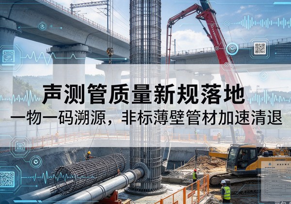 伊州声测管质量新规落地，一物一码溯源，非标薄壁管材加速清退