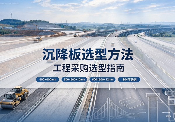 伊州沉降板选择方法